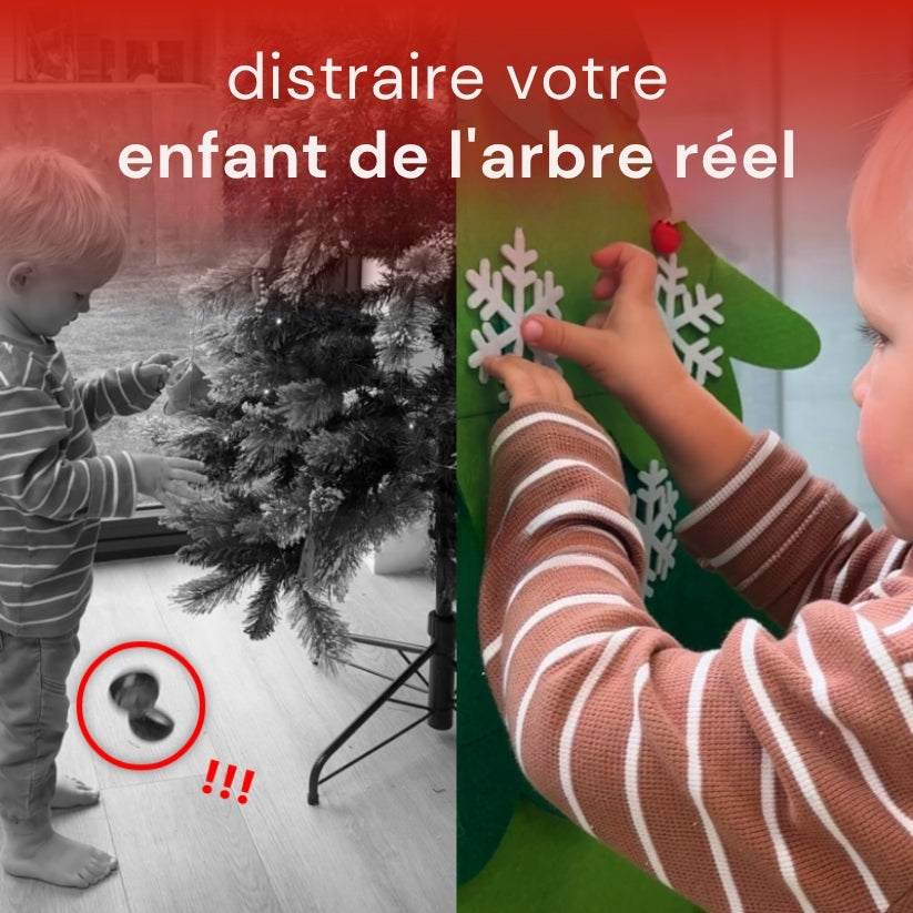 Árbol de Navidad de fieltro 