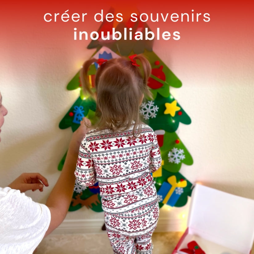 Árbol de Navidad de fieltro 