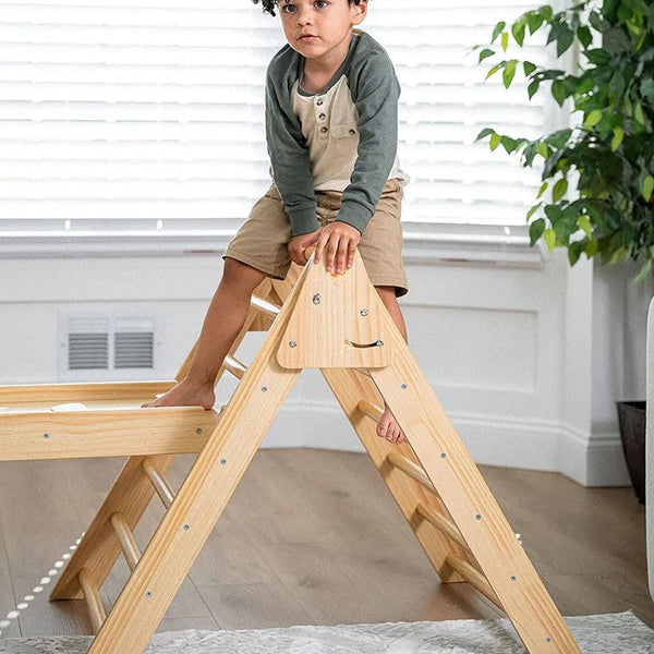 Hazel - Pikler Dreiecksleiter- und Wippenset