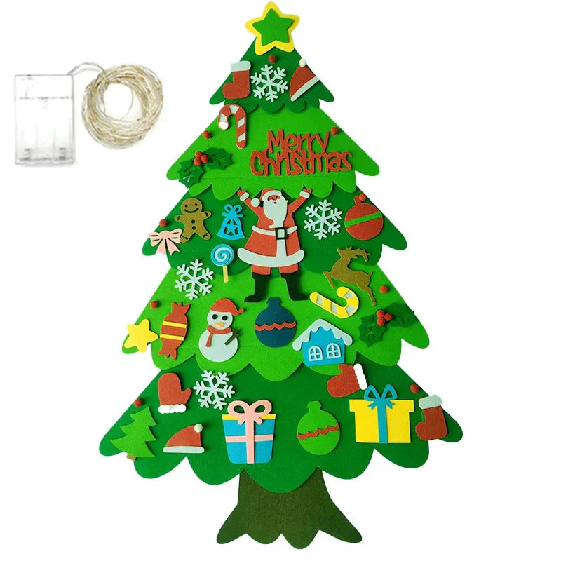 Árbol de Navidad de fieltro 