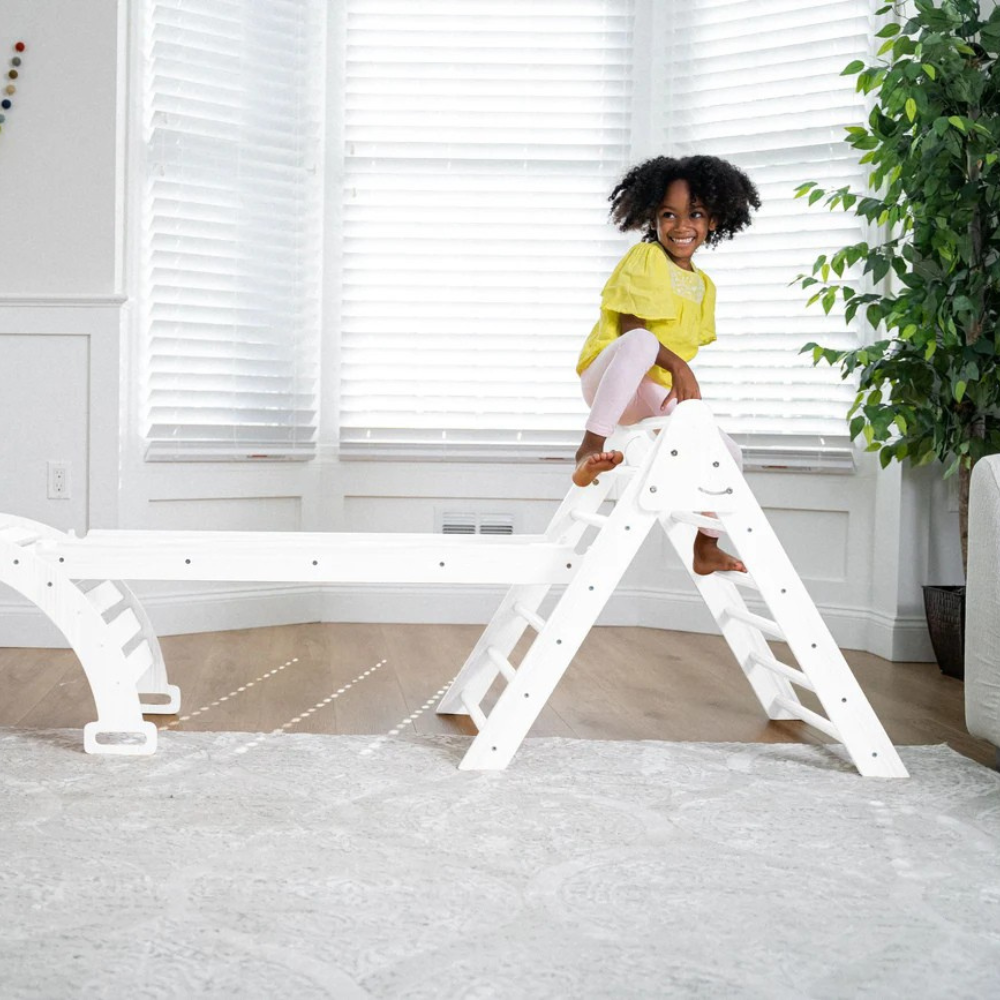 Hazel - Pikler Dreiecksleiter- und Wippenset